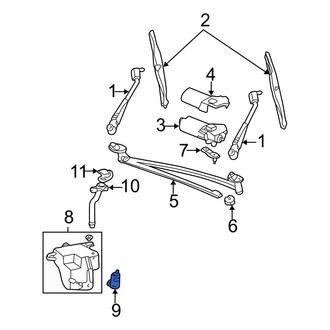 Ford OE - Windshield Washer Pump