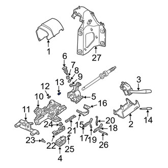 Ford OE - Steering Column Housing Insulator