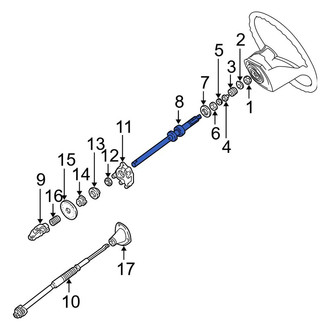Ford OE - Upper Steering Shaft