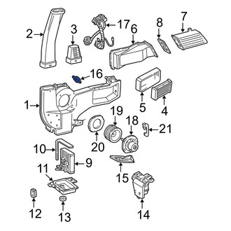Ford OE - Rear HVAC Blower Motor Resistor