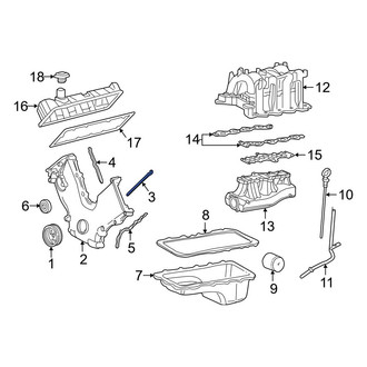 Ford OE - Center Engine Timing Cover Gasket