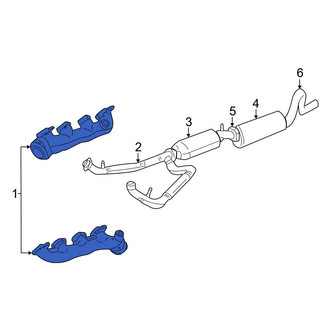 Ford OE - Right Exhaust Manifold