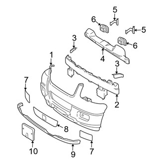Ford OE - Front Bumper - Bumper & Components