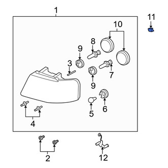 Ford OE - Headlight Grommet