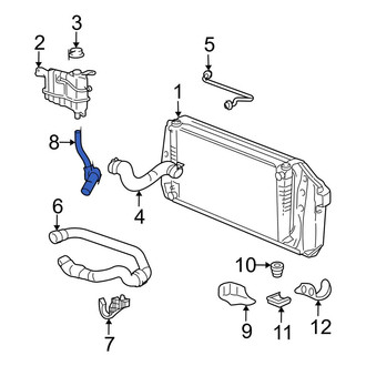Ford OE - Engine Coolant Overflow Hose