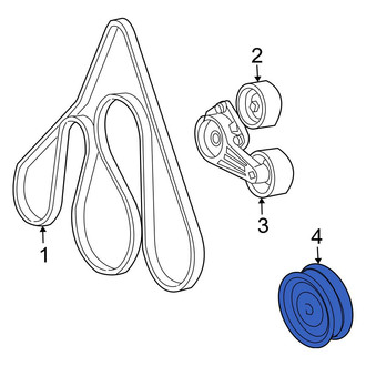 Ford OE - Accessory Drive Belt Idler Pulley
