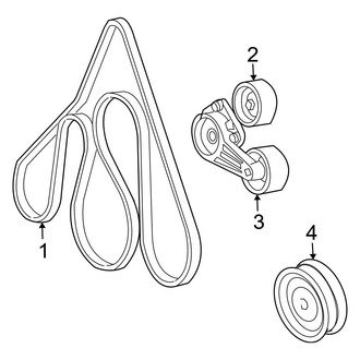 Ford OE - Cooling - Belts & Pulleys (4.6L)