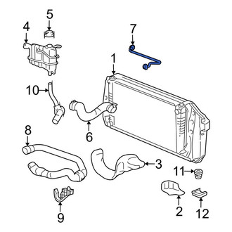 Ford OE - Engine Coolant Overflow Hose