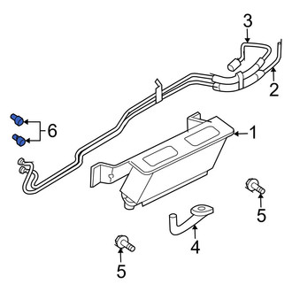 Ford OE - Automatic Transmission Oil Cooler Line Connector