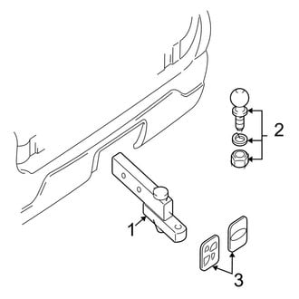 Ford OE - Frame - Trailer Hitch Components