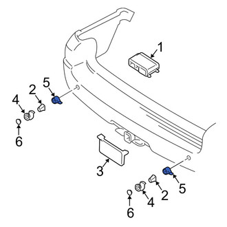 Ford OE - Right Outer Parking Aid Sensor Bracket