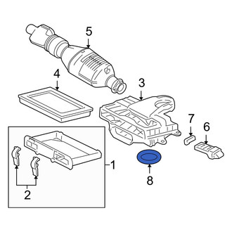 Ford OE - Left Engine Air Duct Clamp