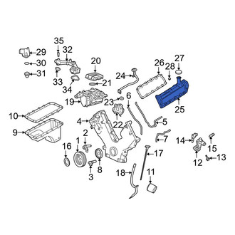 Ford OE - Left Engine Valve Cover