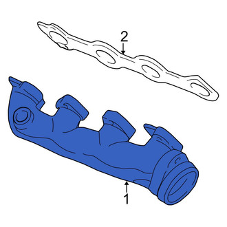 Ford OE - Left Exhaust Manifold
