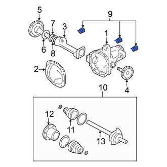 Ford OE - Front Differential Housing Insulator