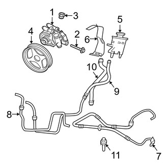 Ford OE - Steering Gear & Linkage - Pump & Hoses