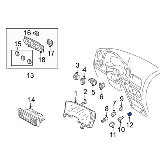 Ford OE - Center 12 Volt Accessory Power Outlet Housing