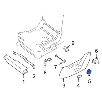 Ford OE - Seat Lumbar Adjustment Knob