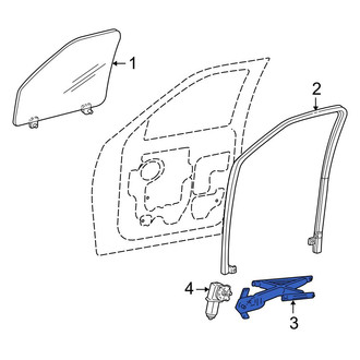 Ford OE - Front Left Window Regulator