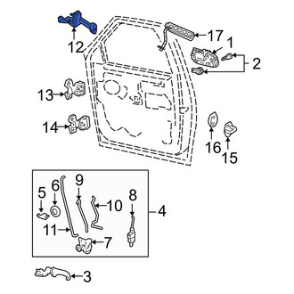 Ford OE - Front Door Check