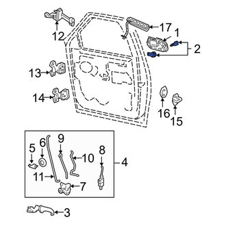 Ford OE - Rear Tailgate Lock