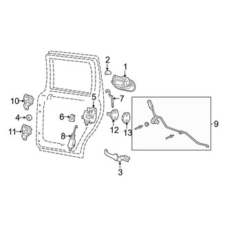 Ford OE - Rear Door - Lock & Hardware