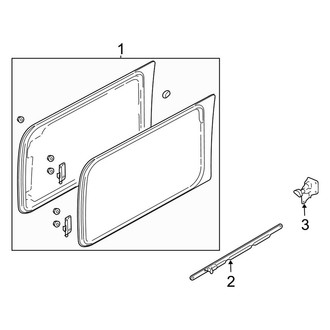 Ford OE - Quarter Panel - Glass