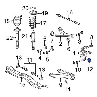 Ford OE - Rear Suspension Strut Nut