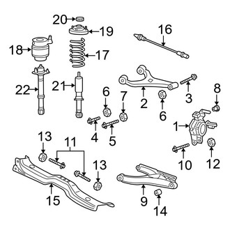 Ford OE - Rear Suspension - Suspension Components