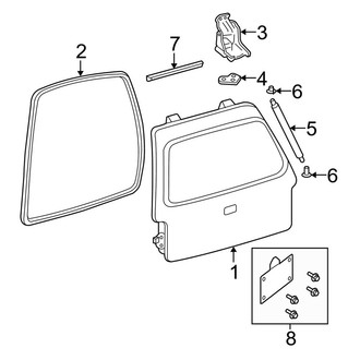 Ford OE - Lift Gate - Gate & Hardware