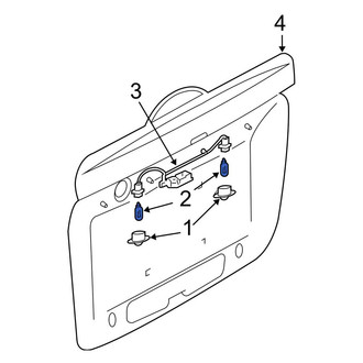 Ford OE - License Plate Light Bulb