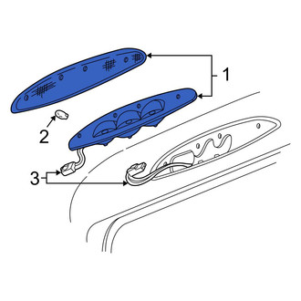 Ford OE - Rear Center High Mount Stop Light