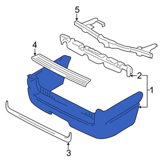 Ford OE - Rear Bumper Cover