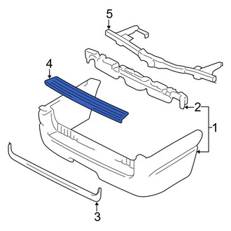 Ford OE - Rear Bumper Step Pad