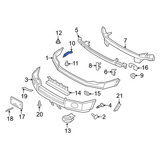 Ford OE - Left Bumper Cover Bracket