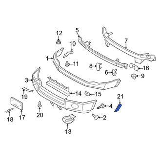 Ford OE - Front Right Bumper Trim
