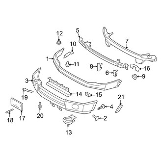 Ford OE - Front Bumper - Bumper & Components
