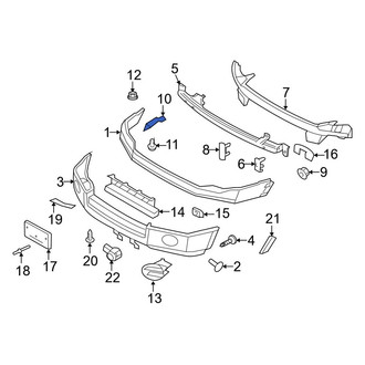 Ford OE - Right Bumper Cover Bracket