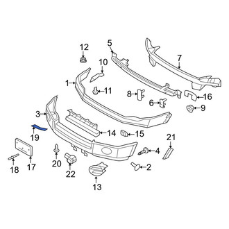 Ford OE - Front Right Tow Eye Cap