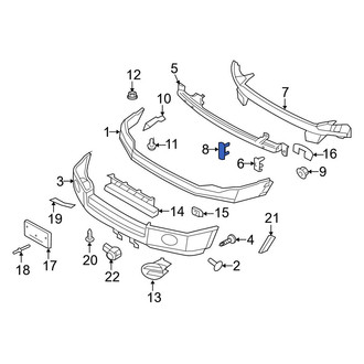 Ford OE - Bumper Impact Bar Bracket