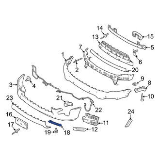 Ford OE - Front Left Tow Eye Cap