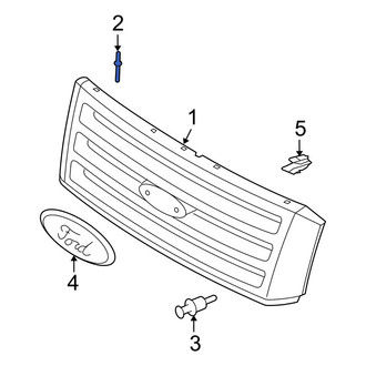 Ford OE - License Plate Bracket Rivet
