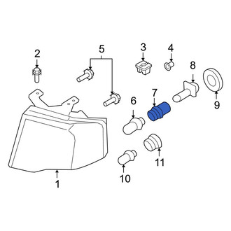 Ford OE - Rear Back Up Light Socket