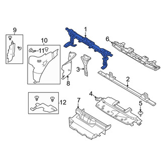 Ford OE - Front Upper Radiator Support Tie Bar