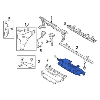 Ford OE - Front Radiator Support Access Cover