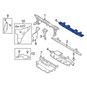 Ford OE - Front Upper Radiator Support Air Deflector