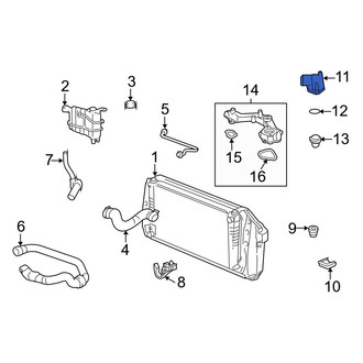 Ford OE - Upper Engine Coolant Thermostat Housing
