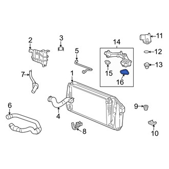 Ford OE - Left Engine Coolant Thermostat Housing Gasket
