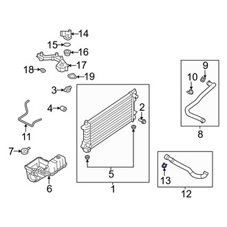 Ford OE - Radiator Coolant Hose Clip