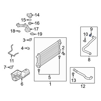 Ford OE - Radiator Coolant Hose Clip